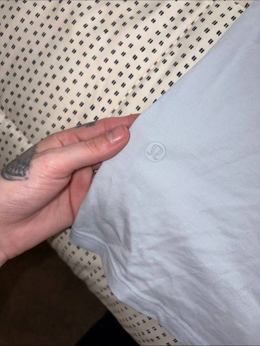lululemon athletica Men's Short Sleeve Crew Tee - Light Blue